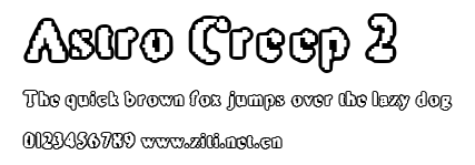 Astro Creep 2.ttf字體轉換器圖片
