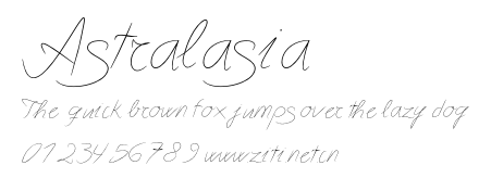 Astralasia.otf字體轉換器圖片