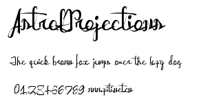 AstralProjections.ttf字體轉換器圖片