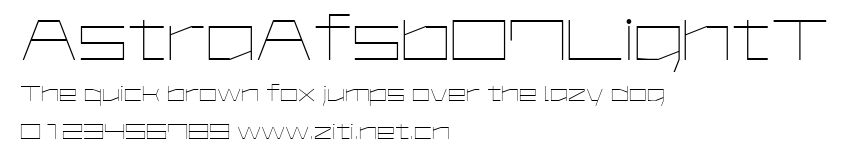 AstraAfsb07LightT.ttf字體轉換器圖片