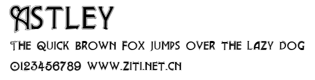 Astley.ttf字體轉換器圖片