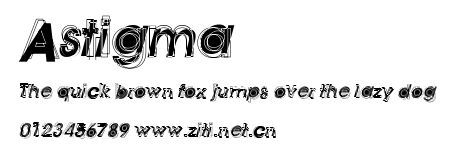 Astigma.ttf字體轉換器圖片