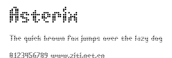 Asterix.ttf字體轉換器圖片