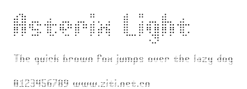 Asterix Light.ttf字體轉換器圖片