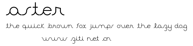 Aster 2.otf字體轉換器圖片