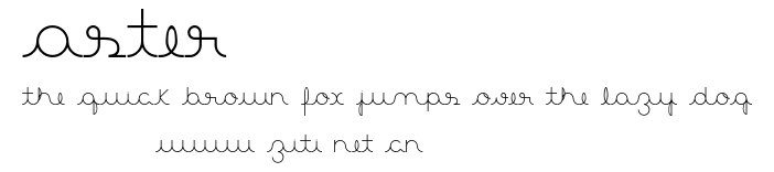 Aster 3.otf字體轉換器圖片