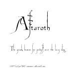 Astaroth.ttf字體轉換器圖片