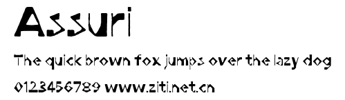 Assuri.ttf字體轉換器圖片