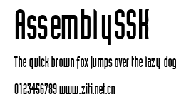 AssemblySSK.ttf字體轉換器圖片