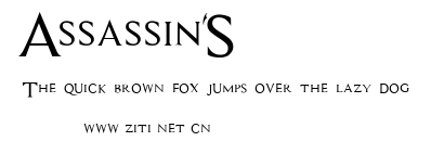 Assassin$.ttf字體轉換器圖片