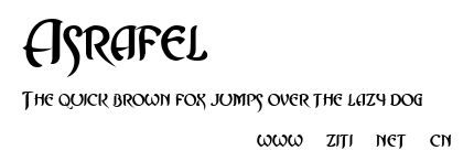 Asrafel.ttf字體轉換器圖片