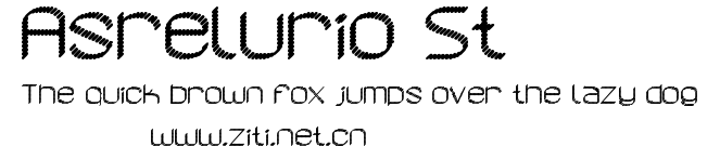 Asrelurio St.ttf字體轉換器圖片