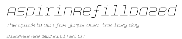 AspirinRefillDazed.ttf字體轉換器圖片
