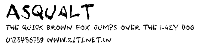Asqualt.ttf字體轉換器圖片