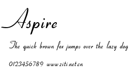 Aspire.ttf字體轉換器圖片