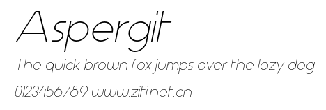 Aspergit.otf字體轉換器圖片