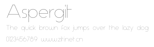 Aspergit.otf字體轉換器圖片