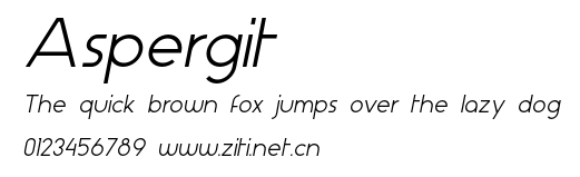 Aspergit.otf字體轉換器圖片