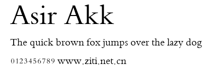 Asir Akk.ttf字體轉換器圖片