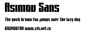 Asimov Sans.ttf字體轉換器圖片