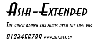 Asia-Extended.ttf字體轉換器圖片