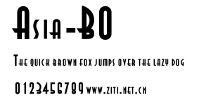 Asia-BO.ttf字體轉換器圖片