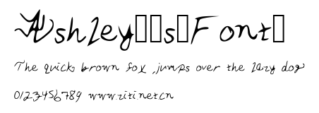 Ashley__s_Font_.ttf字體轉換器圖片