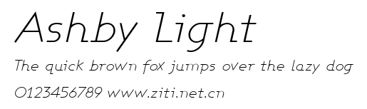 Ashby Light.ttf字體轉換器圖片