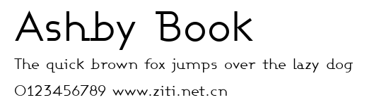 Ashby Book.ttf字體轉換器圖片