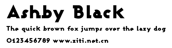 Ashby Black.ttf字體轉換器圖片