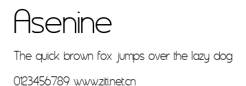 Asenine.ttf字體轉換器圖片