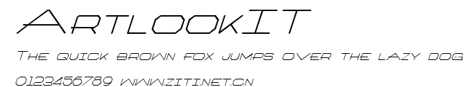 ArtlookIT.ttf字體轉換器圖片