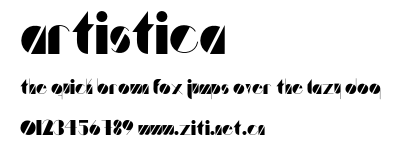 Artistica.otf字體轉換器圖片