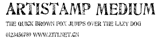Artistamp Medium.ttf字體轉換器圖片