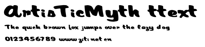 ArtisTicMyth ttext.ttf字體轉換器圖片