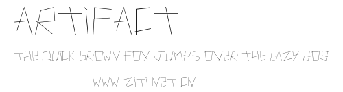 Artifact.ttf字體轉換器圖片