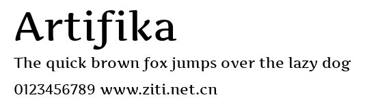 Artifika.ttf字體轉換器圖片