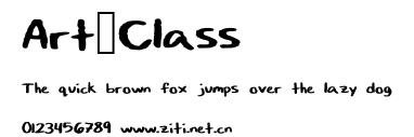 Art_Class.ttf字體轉換器圖片