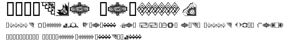 ArtDeco Motif.ttf字體轉換器圖片