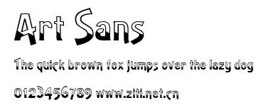 Art Sans.ttf字體轉換器圖片