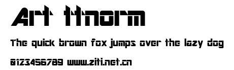 Art ttnorm.ttf字體轉換器圖片