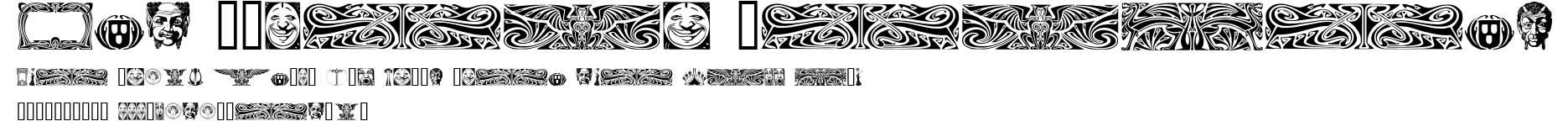 Art Noveau Headers.ttf字體轉換器圖片
