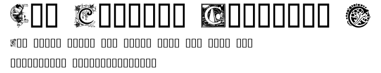 Art Nouveau Initials C.ttf字體轉換器圖片