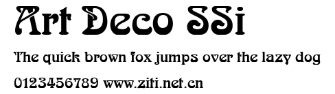 Art Deco SSi.ttf字體轉換器圖片