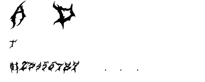 Art Dystopia.otf字體轉換器圖片