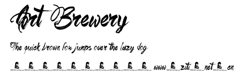 Art Brewery.ttf字體轉換器圖片