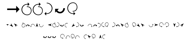 Arrows.ttf字體轉換器圖片