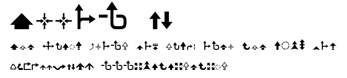Arrow 7.ttf字體轉換器圖片