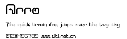 Arro.ttf字體轉換器圖片