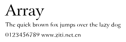 Array.ttf字體轉換器圖片